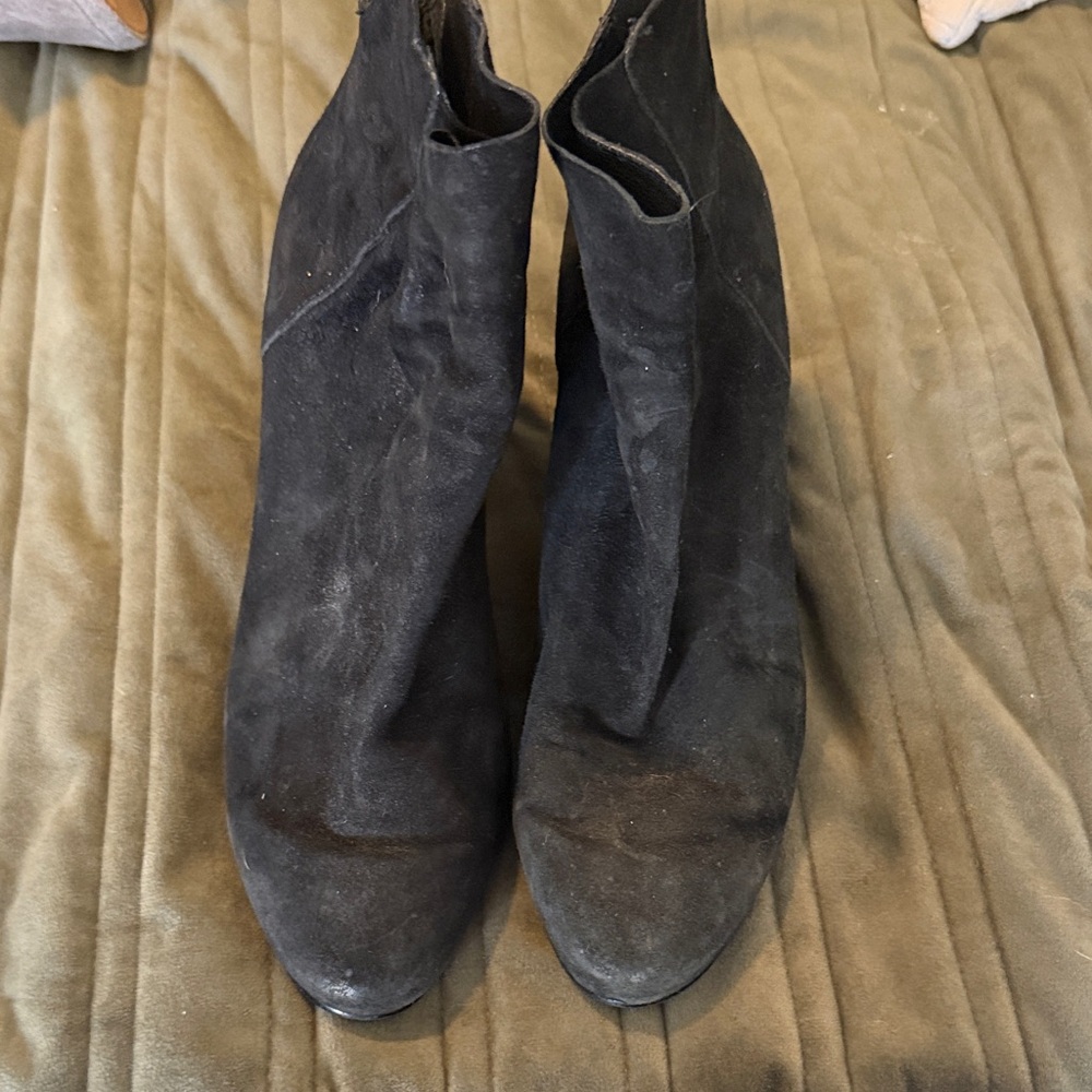 Lucky Brand Black Ankle Booties